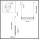 Suspended lamp FAU IP20 LED 19W 3000k