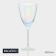 Glass glass for the wine Magistro "Pearls", 400 ml, pearly color