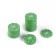 A set of chips with a face value of 10, plain, green, in a set 25 pcs.