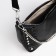 Bag Cross-Bodi with a zipper, black color
