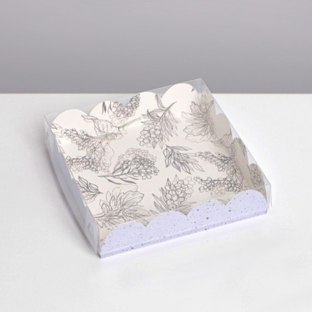 Bearbox, confectionery packaging with PVC lid, "bunny", 13 x 13 x 3 cm-3