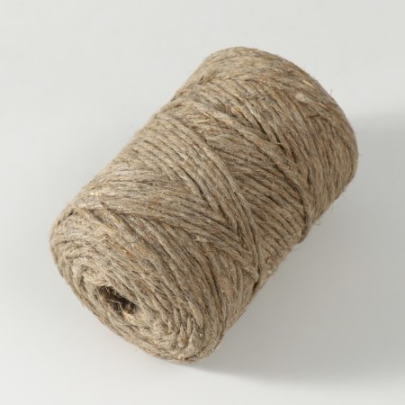 Flax twine twisted 3 mm. 100m-1