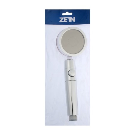 Shower Lake Zein Z2349, with a fan, 1 mode, plastic/stainless steel, yellow/chrome-5