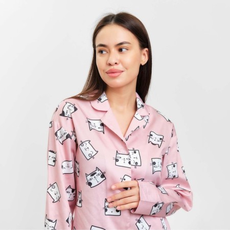 Pajamas (trousers, jacket) KAFTAN "cats", p. 40-42-1