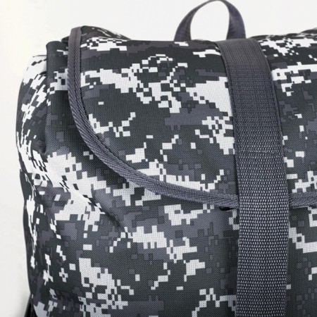 Tourist backpack, 55 liters, cord department, 4 outer pockets, ZFTS, gray/camouflage color-4