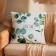 Decorative pillowcase "Ethel" Eucalyptus (view 1), 48 x 48 cm, 100% cotton
