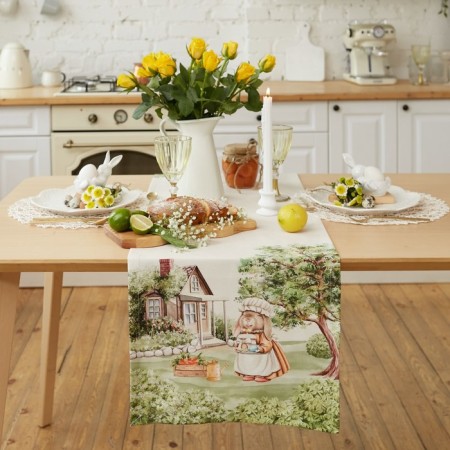 Path on the Ethel table Rabbit Farm 40x149 cm, 100% HL, sarzha 190 g/m2