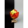 Designer Wooden 3D Ewa Globe Icosahedron with a secret (box, safe) red