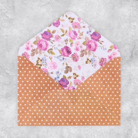 Money envelope "Flowers", 16 × 11 cm-3