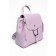Women's backpack, eco -leather, ludor purple, 24x8x29 cm