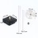 Watch mechanism with the arrows "Solomon-17", smooth move, rod 10 mm, arrows 235/315 mm