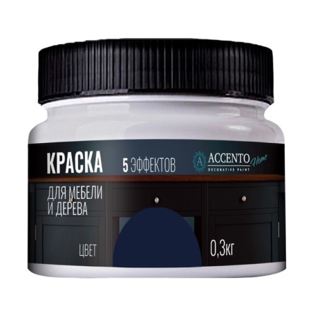Furniture and wood “Black Indigo”, half -water, 0.3 kg