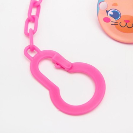 Holder for the nipple - dummy "Trend. Paws ", on a chain, species mix-7