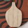 Decorative wood hooks "Abstraction. Rose in a vase" 1.5x19x23.5 cm