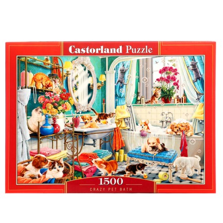 Puzzle "Praise in the bathroom", 1,500 elements-1
