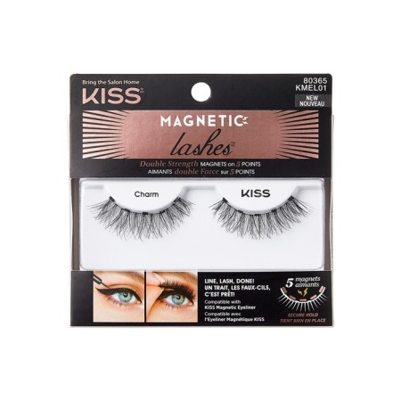 New generation magnetic eyelashes Kiss Charm Magnetic Eyeliner Lash Kmel01, steam