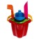 Sand set No. 119: bucket 0.6 l, sieve, blade 19 cm, rake, 1 boat small