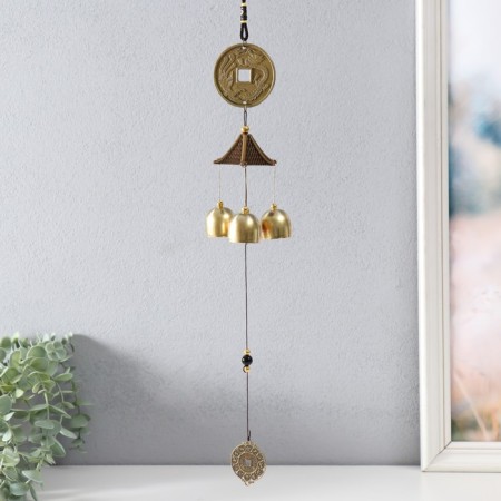 Wind Music Metal "Dragon on Monet" 3 bells 45 cm-6