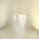 Flower bag is transparent, moisture -resistant, 35x26x13 cm