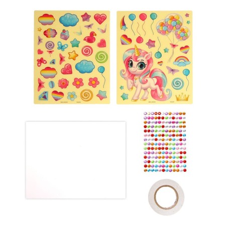 Set for creativity "Picture with stickers. Unicorn"-3
