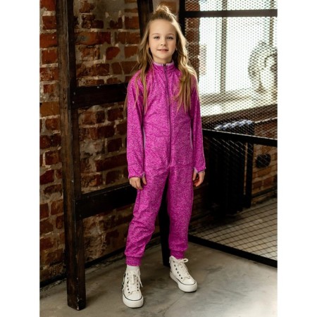 Flisen children's overalls, height 98 cm, lilac color-3