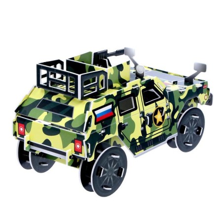 3D designer from the “Military SUV” foam cardboard, 46 parts-2