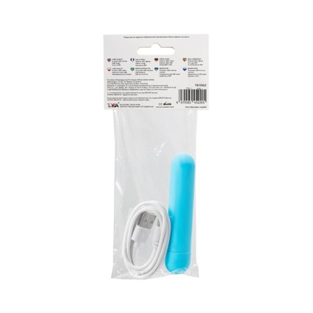 Vibroopul A-Toys Murr, 10 cm, silicone, blue color-8