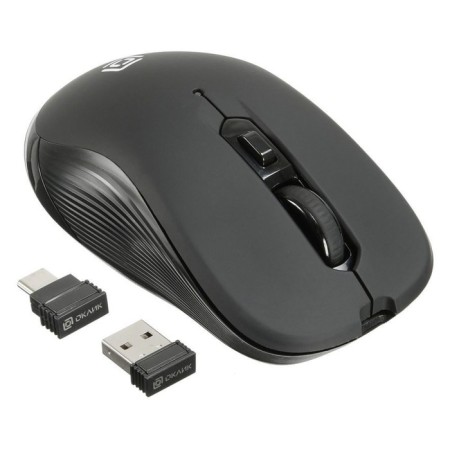 Mouse call 610MWC black optical (1600DPI) wireless USB/USB-C for a laptop (6but)-7