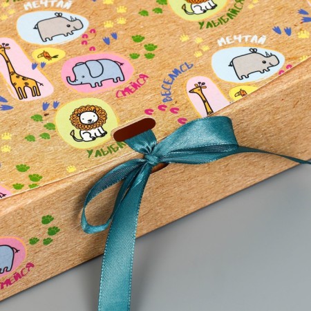 Gift folding box, packaging, "fun", 20 x 18 x 5 cm-2
