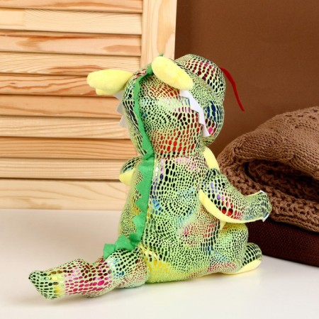 Soft toy "Dragon", 27 cm, green color-3