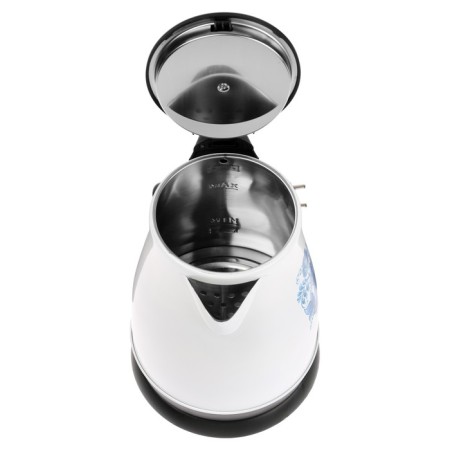 Electric kettle "Matryona" MA-003, Metal, 1.7 l, 1500 W, white-black with a drawing "Gzhel"-5