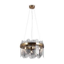 Suspended lamp Freya Fr5141PL-08BS2 Deserto, 400x400x1000 mm, G9, 8x60W, brass color