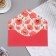 Envenue for money "for you!" Soft Tach, embossing, red color, 9x19 cm