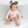 Body baby with a long sleeve "Goroshinka", height 92 cm, peach color