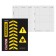 Universal diary for grade 1-11 Danger, hard cover, artificial leather, silkography, liesse, 80 g/m2