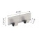 Metal hook on a sticky base, medium, 2 pcs, 2.5x8x1.5 cm