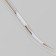 Radius power connector for the track system Technical TRA034CS-W, 19x1.6x1.8 cm, white color