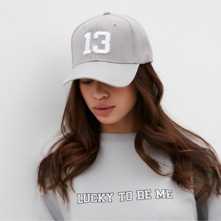 MIST baseball cap "13", Gray color, size 56-58