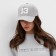 MIST baseball cap "13", Gray color, size 56-58