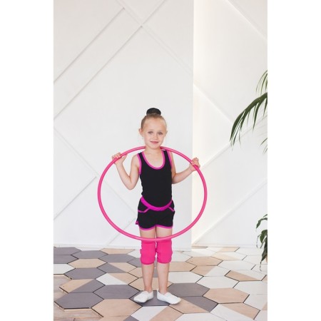Broke for rhythmic gymnastics Grace Dance, professional, d = 90 cm, raspberry color-5