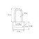 The castle of the hinged Soller, 366-63l, 63 mm, with a long arc