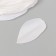 Decorative goose “white” in the shape of a sheet set 40 pcs h = 5-7 cm