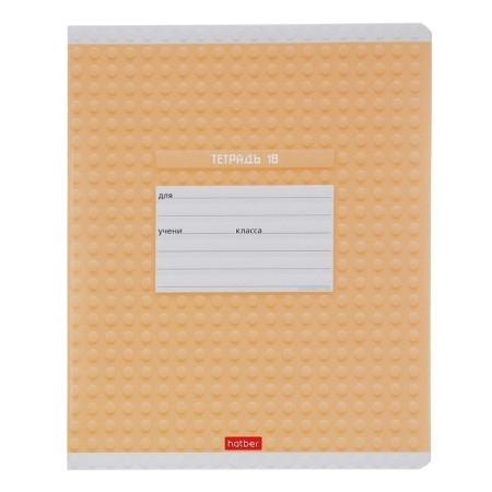 Notebook 18 sheets in the Constructor cage, cover coated cardboard, rounded corners, block 65 g/m2, fields, mix-6