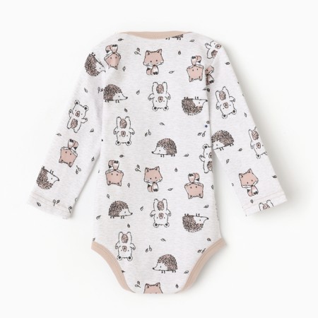 Body baby, beige color/hedgehogs, height 68 cm-4