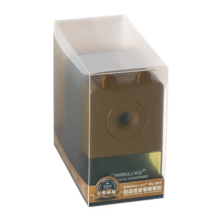 Mechanical sharpener with container classic gold-11
