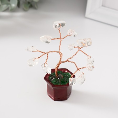 Bonsai souvenir "Cash tree with rock crystal" 12 pcs 8x3x3.2 cm-3