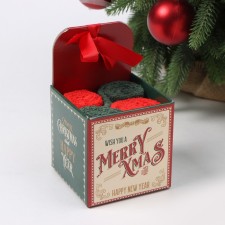 Set of Mahr. Ethel Comers Merry XMAS 30x30 cm-4pcs, HL 340g/m2