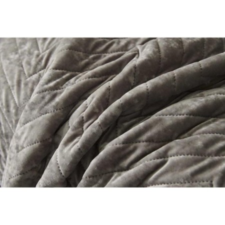 A set with a blanket "Fernand", size 240x260 cm, 50x70 cm - 2 pcs, beige color-1