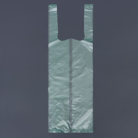 Bio bag T -shirt for cleaning a dog 12 x 36 cm 8 μm, 50 pcs, green-4