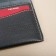 O-89-25 Driver wallet with O-910 button, Black Cascade Matte-25